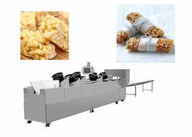 3.6KW Candy Making Machine , Healthy Snack Small Energy Nuts Cereal Brittle Bar Forming Machine