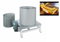 High Speed Pastry Making Equipment , Oil Reducing And Spinning Potato Chips Fryer Machine